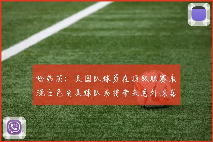 哈弗茨：美国队球员在顶级联赛表现出色南美球队或将带来意外惊喜